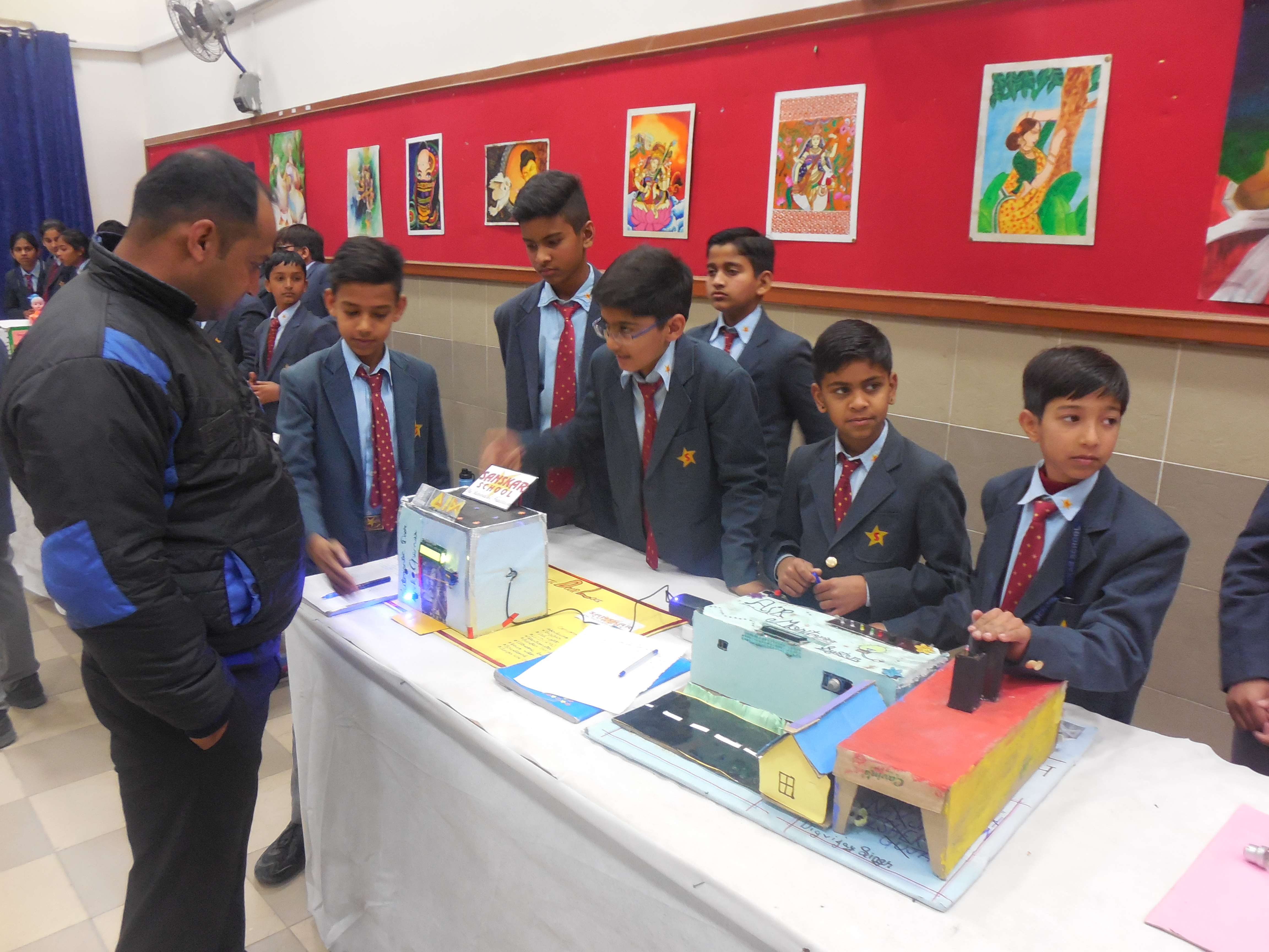 ‘Imagine Cup’ Science Exhibition held at Sanskar School